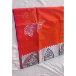 Self Design  Pure Cotton silk Soft  (Orange)