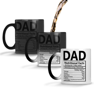 Dad Nutritional Fact Coffee Mug-Magic