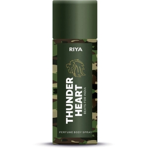 Riya Thunder Heart Beats For India Perfume Body Spray for Men 150 ml ( Pack of 1 )