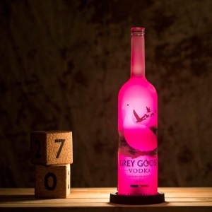 Grey Goose Inlit Lamp (Pink)