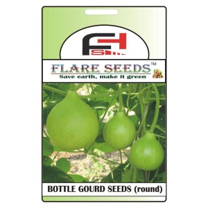 Round Bottle Gourd Seeds - 20 Seeds Pack