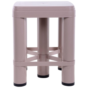 Nayasa Plastic Aarohi13 Stool (Glossy Finish,Brown,Stool_518_XL_Brown)-by Aarohi13