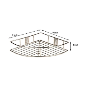 Gehwara Stainless Steel Corner Shelf