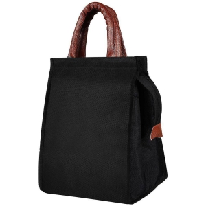 GEEO Black Lunch Bags ( 1 Pc ) - Black