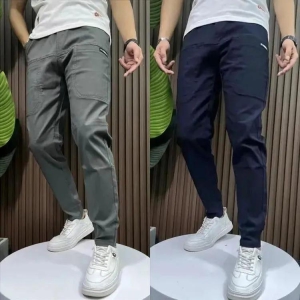 Combo of Mens Casual Joggers (Pack of 2)-S