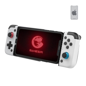 GameSir X2 Lightning Mobile Game Controller for iPhone iOS, Phone Gamepad Play Xbox Game Pass, Playstation, COD Mobile, MFi, Arcade, Amazon Luna, Stadia & More Cloud Gaming, White