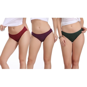 Eve's Beauty Women Bikini Multicolor Panty-xxl / Multicolor / Cotton Blend