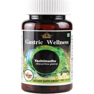 Cipzer Yashtimadhu Capsule, Relieving heartburn, stomach ulcers(60 Capsules)