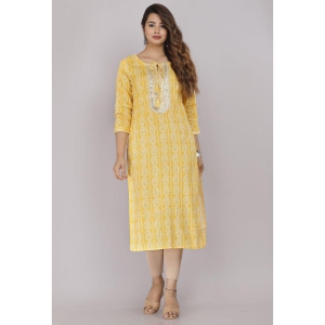 jc4u-yellow-100-cotton-womens-straight-kurti-pack-of-1-none