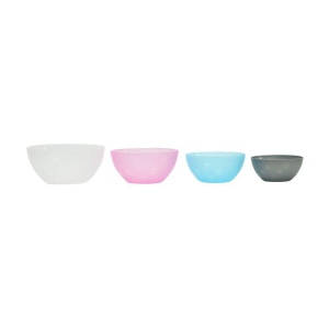 Jaypee Plus Plastic Mixing Bowl 4 Pc - Multicolor