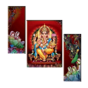 Saf Ganesha modern art MDF Painting Without Frame