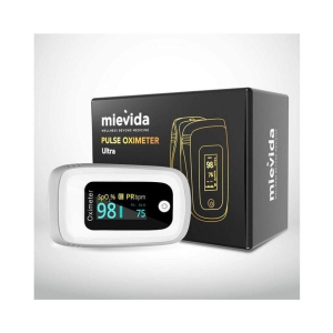 Mievida Finger Tip Pulse Oximeter with OLED Display and Auto Power off Feature, White