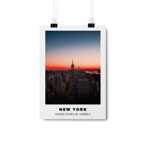 New York City Art (Colored)-A1 / No Frame