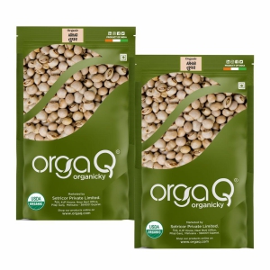 OrgaQ Organicky Organic Whole Toover (Arhar) Beans