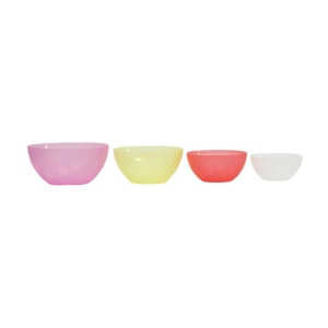 Jaypee Plus Plastic Mixing Bowl 4 Pc - Multicolor