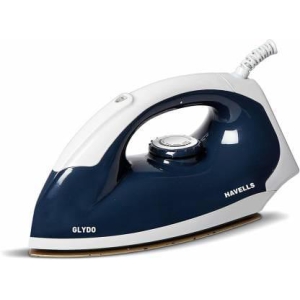 HAVELLS glydo 1000 W Dry Iron  (Charcoal Blue)