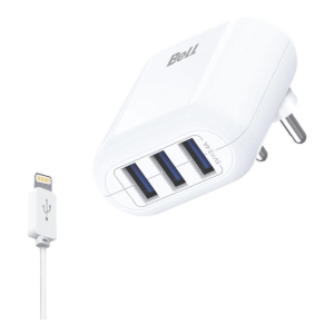 Bell - Lightening 3.4A Travel Charger - Transparent