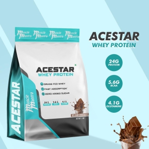 Muscle Mantra Epic Series Acestar Whey Protein Powder-2 Kg / Strawberry Mango