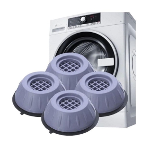 Vibration Pads for Washing Machine with Suction Cup Feet, Shock Absorber, Anti Slip, Noise Cancellation Pads(4 Piece)