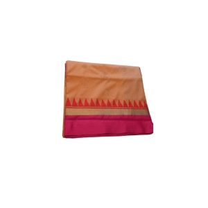 Silk Saree(Peach)