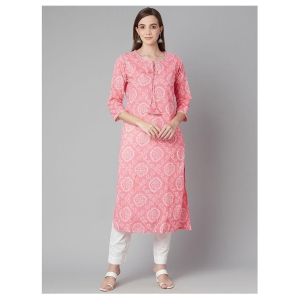 divena-pink-cotton-womens-straight-kurti-3xl