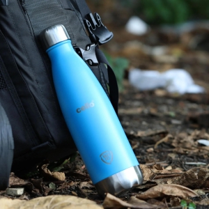 Duro Swift Flask, Vacusteel Water Bottle, 500ml Blue 500ml