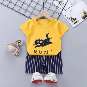 Run T-shirt and Bottom Set-1 to 2 Years