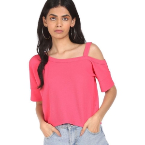 Sugr - Polyester Pink Women's Regular Top ( Pack of 1 ) - None