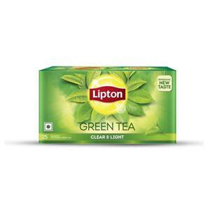 CVB Lipton Clear And Light Green Tea Bags 25 Pieces FREE