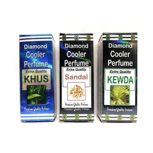 INDRA SUGANDH BHANDAR Khus Chandan Kewda Cooler Perfumes -Combo of 3 Pieces