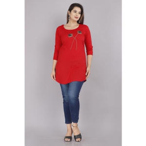 jc4u-red-rayon-womens-straight-kurti-pack-of-1-none