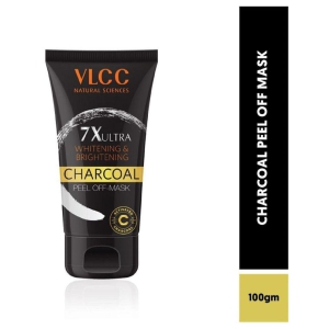 VLCC 7X Ultra Whitening & Brightening Charcoal Peel Off Mask, 100 g Deep Cleans