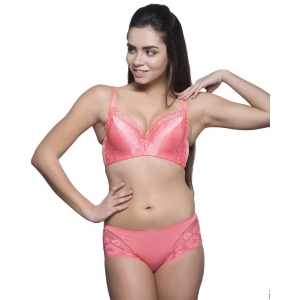 Eva Paris-Bra Panty Set-Peach-No-2398-PEACH / 38B