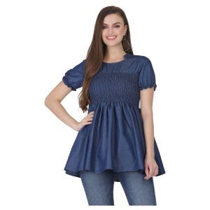 saakaa-blue-denim-womens-empire-top-pack-of-1-xs