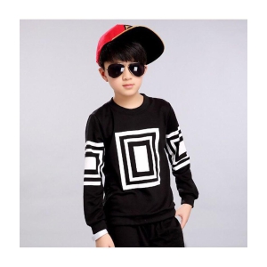 Supersquad - Black Cotton Boys Sweatshirt ( Pack of 1 ) - None