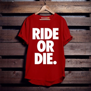 Die Or Ride Printed T-Shirt-Red / S