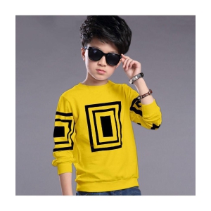 Supersquad - Bright Yellow Cotton Boys Sweatshirt ( Pack of 1 ) - None