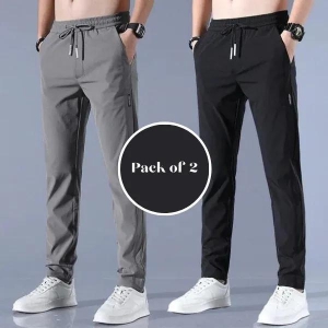 Combo of Men's NS Lycra Track Pants-XXL