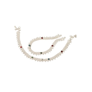 fashion-world-silver-payal-multi-colour-stone-anklet-for-girls-women