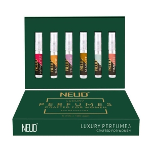 NEUD Luxury Perfumes for Women - 1 Pack (6 Vials x 10ml Each)