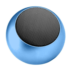 Tecsox Mini Speaker 4 W Bluetooth Speaker Bluetooth v5.0 with 3D Bass Playback Time 3 hrs Blue - Blue