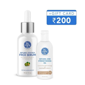 Vita Rich Face Serum + Mini Hair Strengthening Oil + Rs.200 GiftCard