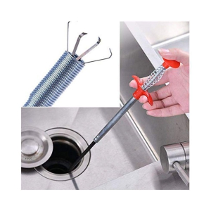 Hair Catchingl Sink Overflow Drain Cleaning Drain Clog Water Pipe Sink Cleaner Snake Unblocked Kitchen Bath Rod Hair Remover - Multicolor