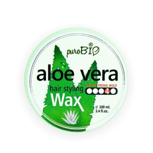 Purobio Aloe Vera Hair Styling Wax For Men - 100ml