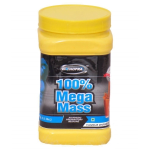 Rikhi 100% Mega Mass (Chocolate Flavor) Powder 500 gm