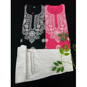 COTTON SETS COMBO-42 / BLACK & Peach / COTTON