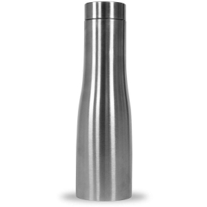 PearlPet Silver Water Bottle 1000ml mL ( Set of 1 ) - Silver