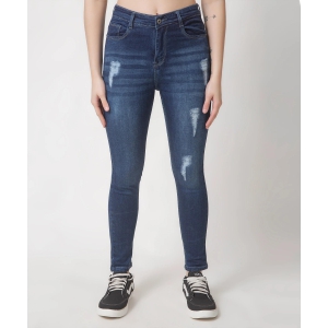 Women Classy Blue Denim Jeans-30