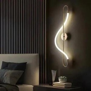 HDC 640mm Led Gold Long Acrylic Tube Wall Light