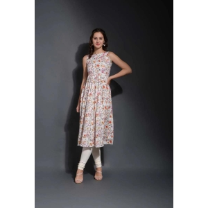 Aashi flower print kurta-XXL